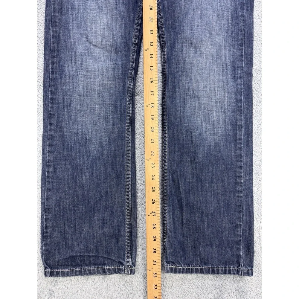 Levis‎ 514 Jeans Men 30x32 Blue Slim Straight Distressed Whisker Denim